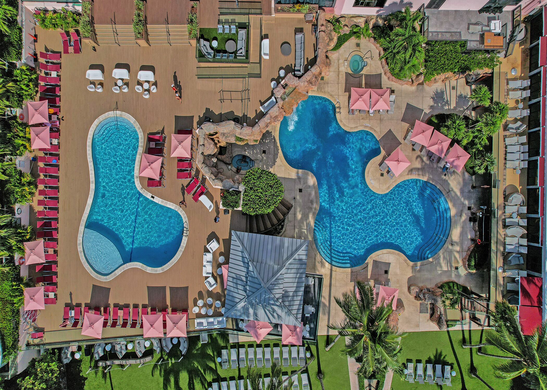 2 outdoor pools, cabanas (surcharge), pool umbrellas