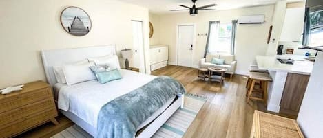 1 chambre, fer et planche à repasser, Wi-Fi, draps fournis