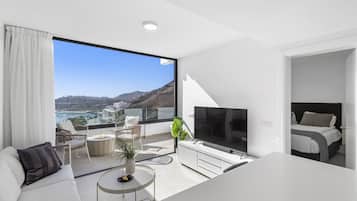 Standard Apartment, 1 Bedroom, Patio, Sea View | 1 bedroom, individually furnished, free WiFi, bed sheets