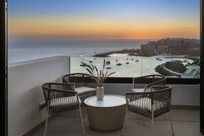 标准公寓, 1 间卧室, 露台, 海景 | 露台