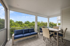 Outdoor dining - Canalfront! Pool, Dock, Near Anna Maria Island (Cortez)