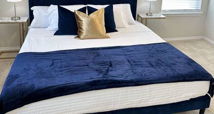 Modern apt/King bed/Free parking/Wi-fi