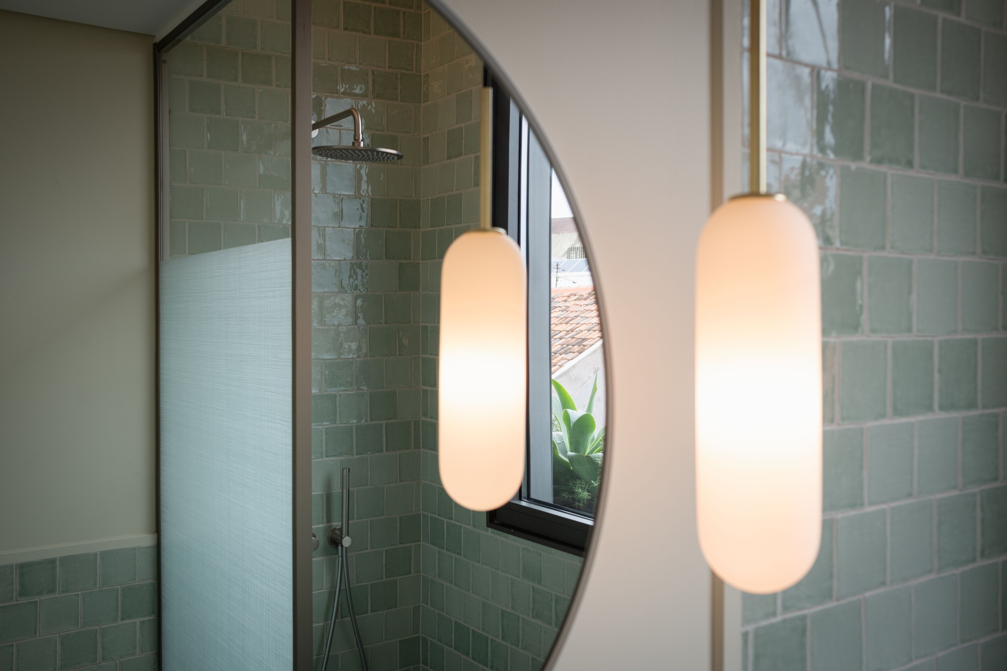 superior room | bathroom | shower, rainfall showerhead, hair dryer, slippers