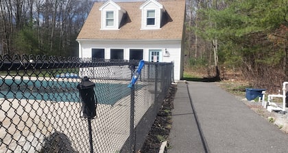 Great little cottage sitting behind the main house on 4 acres of property.