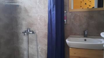 Free toiletries, hair dryer, bathrobes, slippers