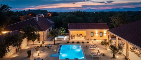 Piscine chauffée