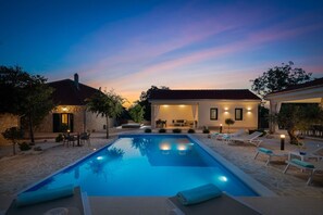 A heated pool - Tosic Estate - Villa, Vineyards and Winery (Razvode)