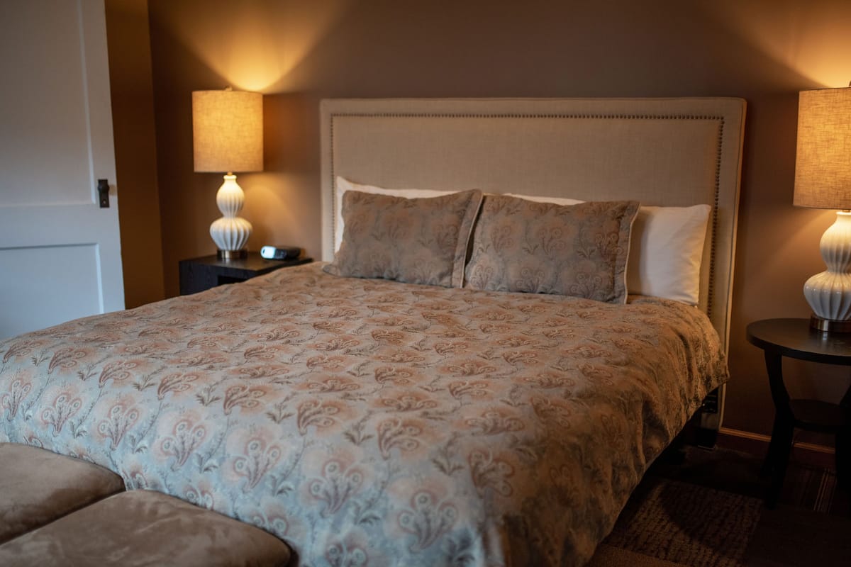 303 King Bedroom/Queen Sleeper Suite | Iron/ironing board, WiFi (free), individually decorated