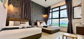 Classic Apartment, 1 Bedroom, Accessible, Partial Sea View | Individually decorated, individually furnished, iron/ironing board - Atlantis Residence 2 (Malacca City)