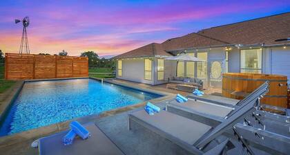 The KK Ranch-private Pool-hill Country Bliss