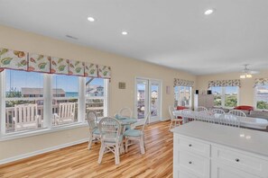 Interior - Ocean Views and Pool, King Bed, Beach Access at end of Driveway! (Emerald Isle)