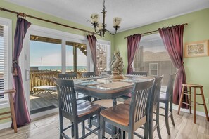 Dining - Pet Friendly, Ocean Front, 3 Ensuite BR! (Emerald Isle)