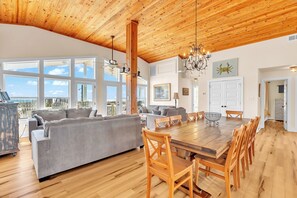 Interior - Oceanfront 6BR w/ Stunning Views, Decks & DOGS OK! (Emerald Isle)