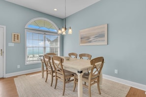 Dining - 4BR Ocean Front - DOG OK - Close to town! (Emerald Isle)