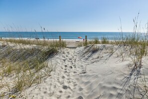 On the beach