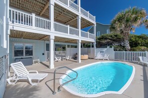 Pool - Pool & Hot Tub- DOGS OK! 5BR w/ Ocean Views! (Emerald Isle)
