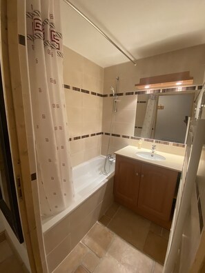 Shower, hair dryer