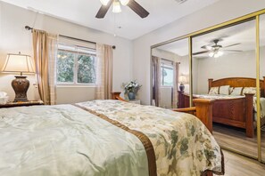 2 habitaciones, tabla de planchar con plancha, internet y ropa de cama 