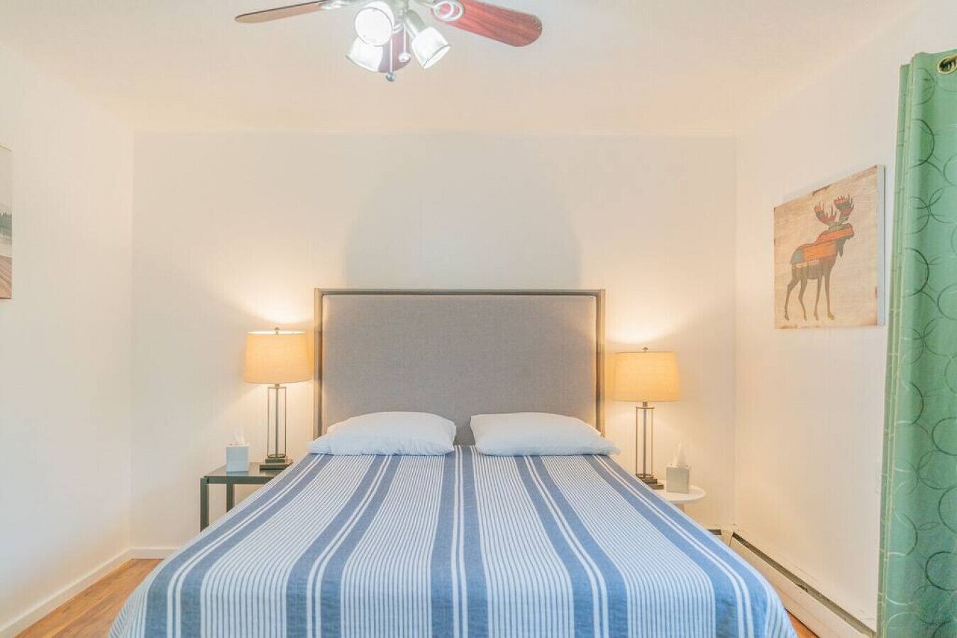 2 間睡房、書桌、熨斗/熨衫板、可攜式嬰兒床