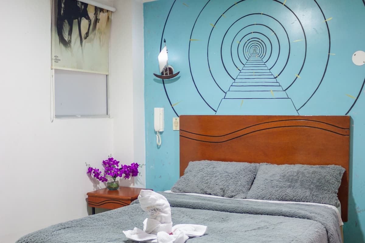 Senior kamer, 1 tweepersoonsbed | 1 slaapkamer, donzen dekbedden, een laptopwerkplek, gratis wifi