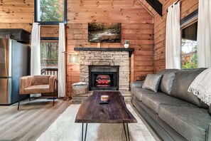 スマートテレビ、暖炉