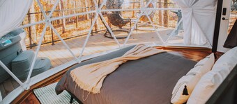 Quapaw Geodesic Dome at Starlight Haven Resort