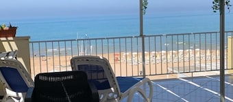 Terrace overlooking the sea