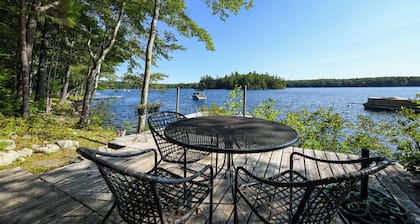 Designer Lakefront Retreat with Panoramic Sunset Views