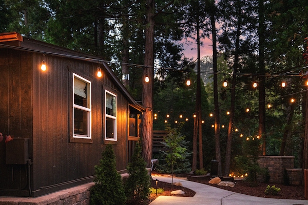 'Pink Hour' as the sun is setting in Idyllwild is especially magical, as the remaining light paints different colors on the surrounding San Jacinto mountains.