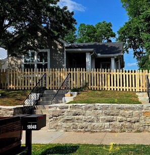 Exterior - Designer 3BR/2BA in Trendy Germantown — Walk Everywhere w Fenced Front Yard  (Nashville)