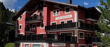 Fassade der Unterkunft