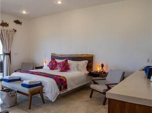 1 غرفة نوم ومكواة/لوح كي وواي فاي وملاءات أسرّة