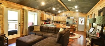 Old Mill Cabin #1 - on the Little MO River, large yard, close to Diamond Mine!