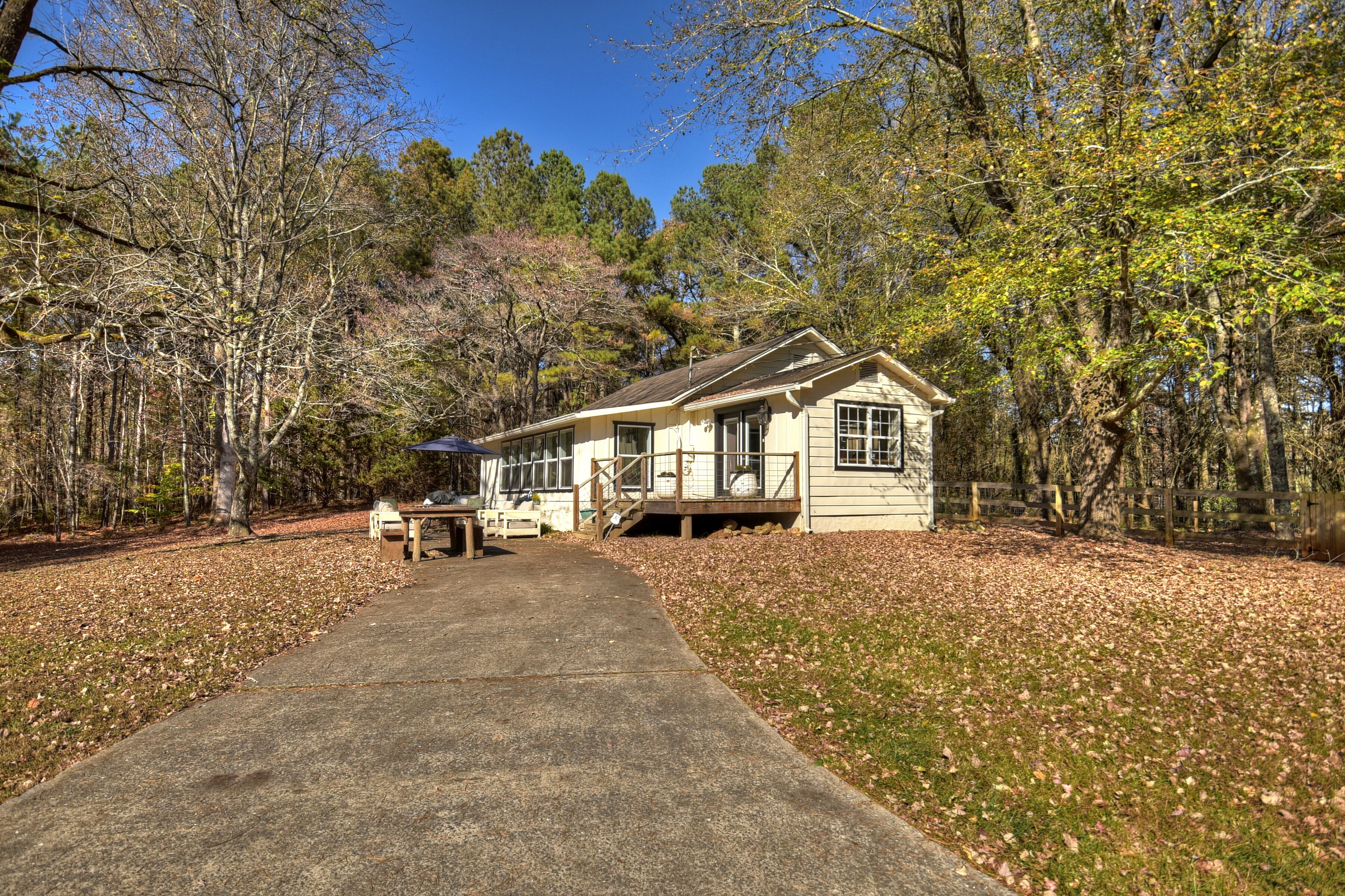 A rustic modern, authentic farmhouse built in 1950 in Ellijay wine country! 