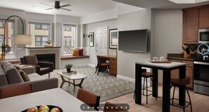 Living area - Marriott Summit Watch - Spacious 2 Bedroom Villa in the heart of Park City, UTAH (Park City)