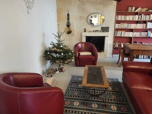 Smart TV, DVD player - La Maison du Donjon - 8 Pers. Parking et Jardin Terrasse Avec vue sur le Dnjon (Loches)