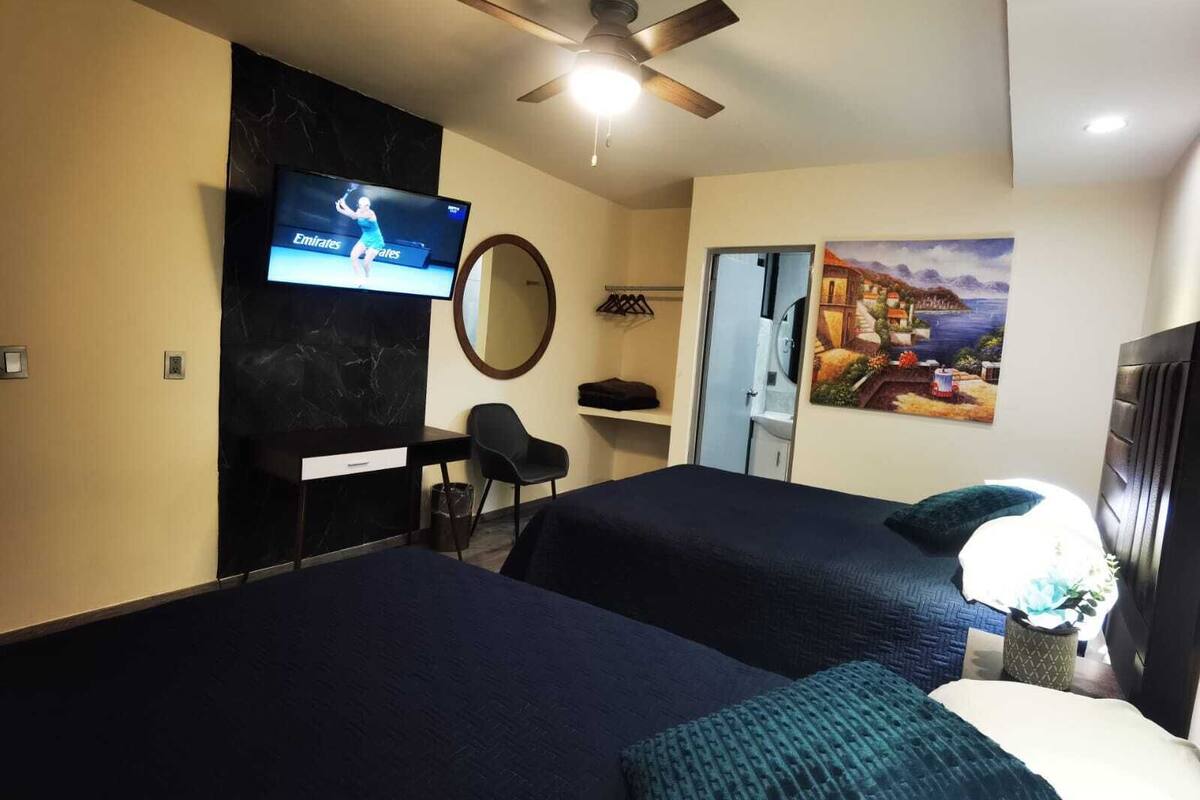 Basic Double Room | Premium bedding, down comforters, pillowtop beds, desk