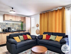 TV connectée, cheminée