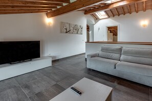 TV, lettore DVD, tavolo da ping pong