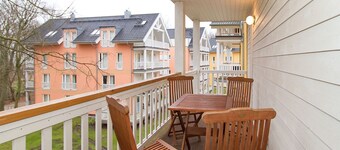 Ferienwohnung W4.2 - Strandnahe Lage - MIT Balkon - Kostenfreies Wlan - Sauna - Kaminofen- W4.2