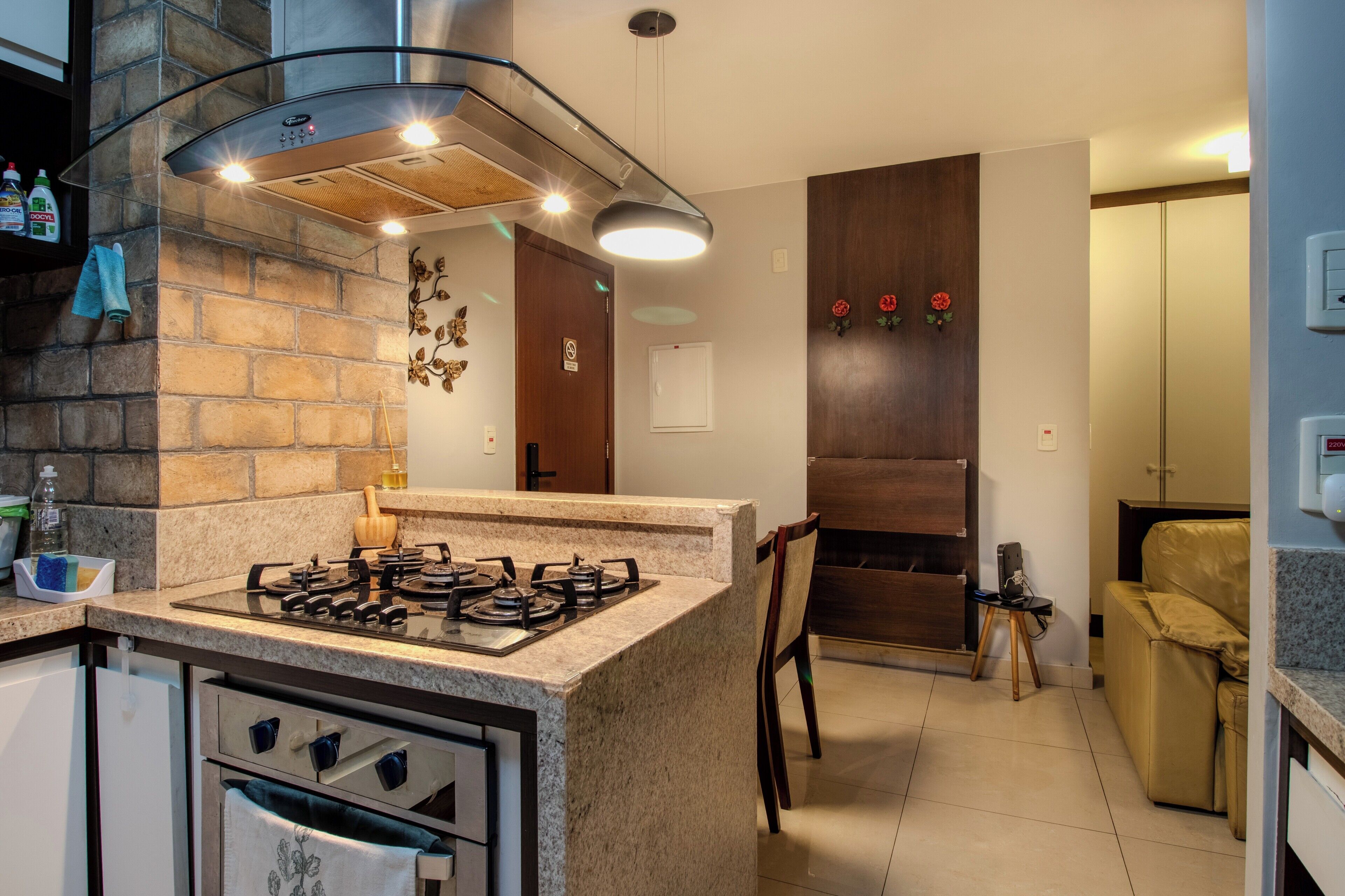 Family Apartment, 2 Bedrooms, Non Smoking, 2 Bathrooms | Private kitchen | Full-sized fridge, microwave, oven, stovetop