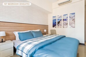 3 多间卧室、办公桌、熨斗/熨衣板、旅行婴儿床