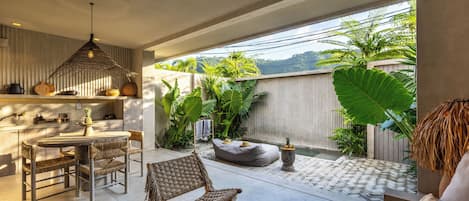 Villa, 1 chambre, piscine privée | Cuisine privée