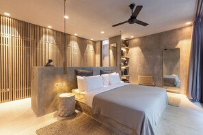 Villa, 3 camere da letto, piscina privata | Una cassaforte in camera, tende oscuranti