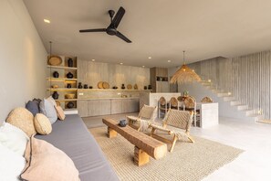 Villa, 2 Schlafzimmer, eigener Pool | Wohnbereich