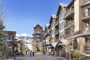 Exterior - Prime Slope-Side Snowmass Condo! Heart Of Base Village, Shops & Dining. Hot Tubs, Fireplace, Balcony (Snowmass Village)