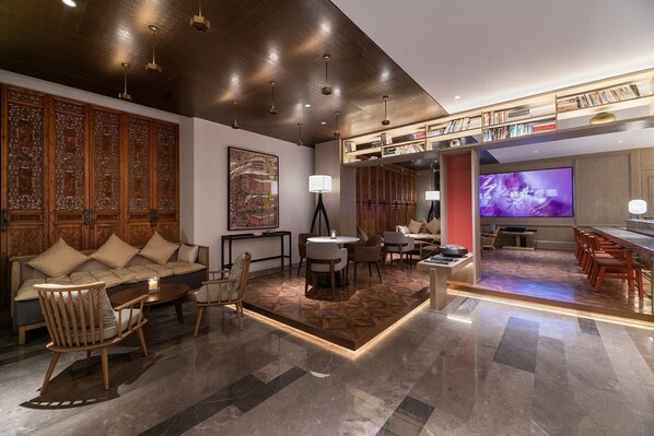 Sala de estar en el lobby