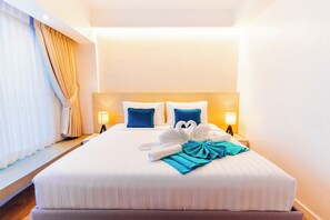 Literie de qualité supérieure, coffres-forts dans les chambres