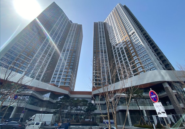 Fassade der Unterkunft