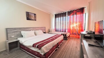 Chambre Triple | Draps en coton égyptien, literie de qualité supérieure